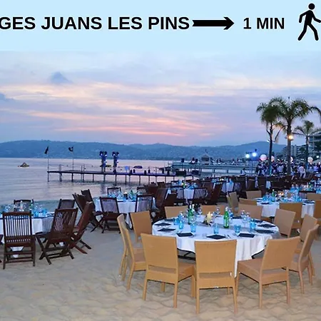 2P Luxe Neuf,Dernier Etage,Front De Mer Juan Les Pins,Wifi Apartman Antibes