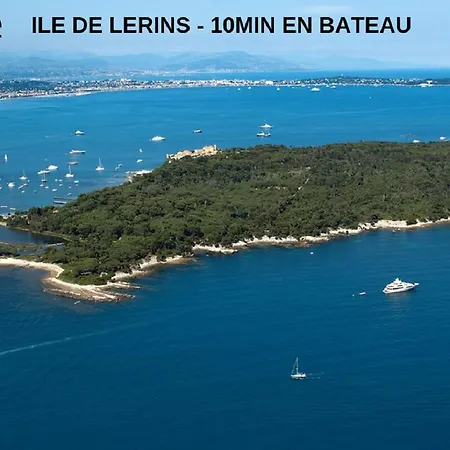 2P Luxe Neuf,Dernier Etage,Front De Mer Juan Les Pins,Wifi Apartman *